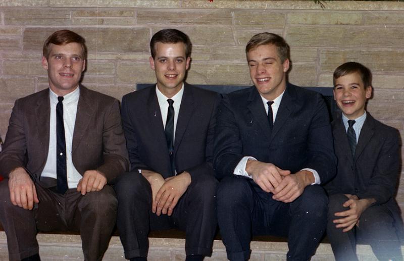 Mike, Denny, Tom, and Jim Gilbert.jpg